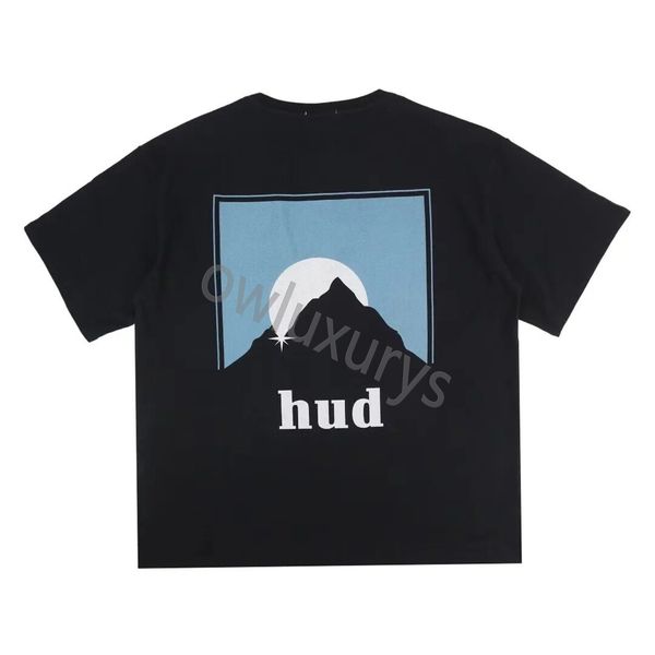 

2023 new mens t shirt european american popular rhude shirt luxury brand men's t-shirt men women couples t shirts 100%cotton tees, White;black