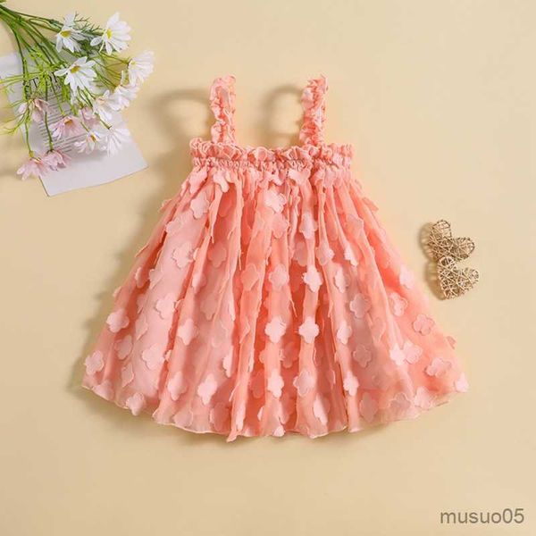 

girl's dresses baby toddler kid baby girls dress princess floarl ruffle dresses party wedding clothing, Red;yellow