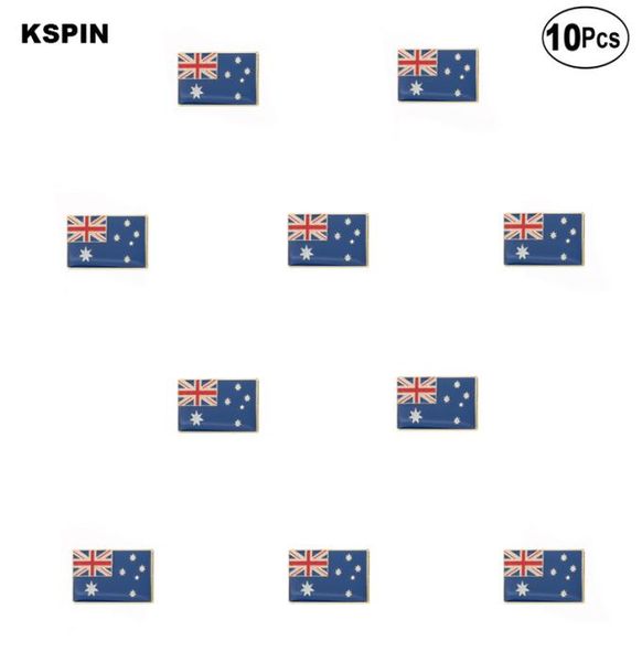 

australia flag brooches lapel pin flag badge brooch pins badges 10pcs a lot1416956, Gray