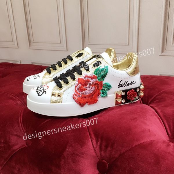 

designer classic spring casual shoes men fashion skulls leather boots punk flat-bottomed personalized fashion sneakers, Black