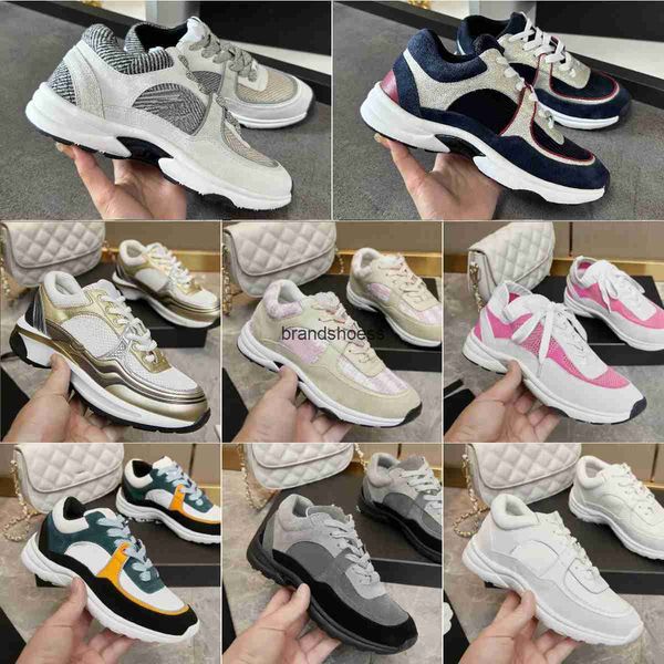 

designer calfskin shoes reflective channel sneakers vintage suede leather trainers fashion stylist shoes leisure shoe platform lace-up print, Black