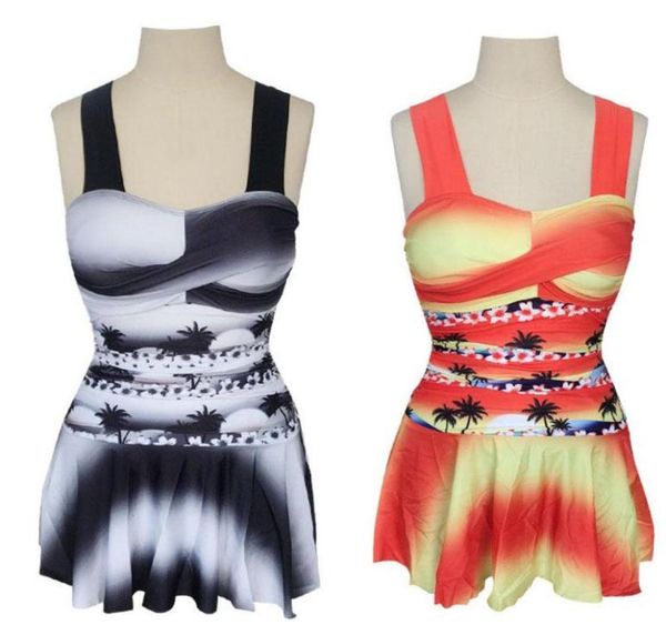 

designerprint coco women swimwear twopiece strap skirt swimsuit padded wire beach spring swim clothes s5x6049113