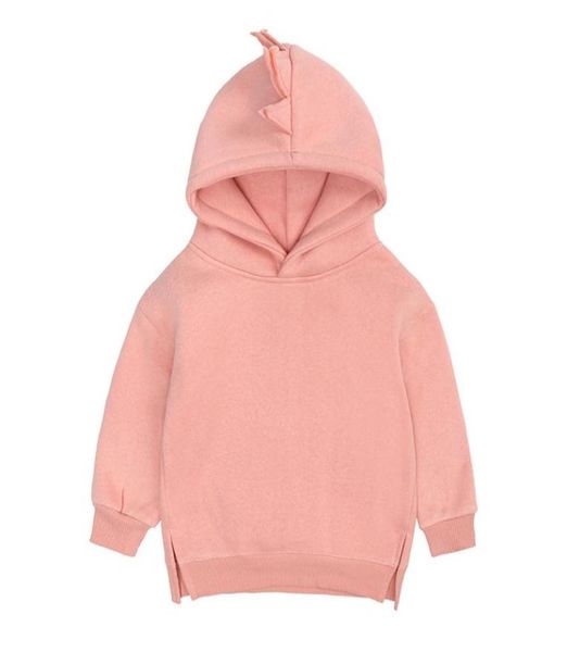 

baby girls hoodies kids boys autumn fleece sweater with dinosaur spring baby boys clothes solid infant children039s clothing5070110, Black