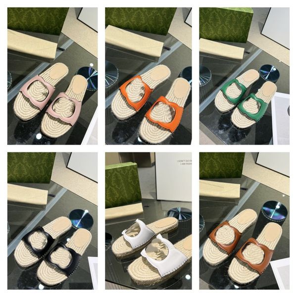 

2023 classic leather ladies sandals luxury designer fashion ladies slippers rubber sole beach flip flops kx16, Black