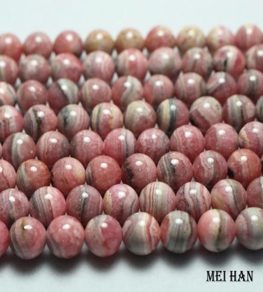 

meihan natural 993mm rhodochrosite 1 strand smooth round loose beads for jewelry making design cx2008158755020, Crystal