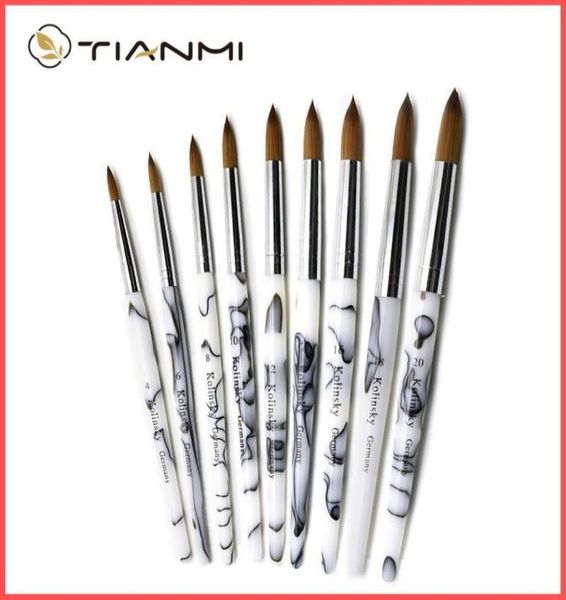

nail brushes tianmi gradient color kolinsky acrylic art tool polish brush set painting pen for beginner9754598, Yellow