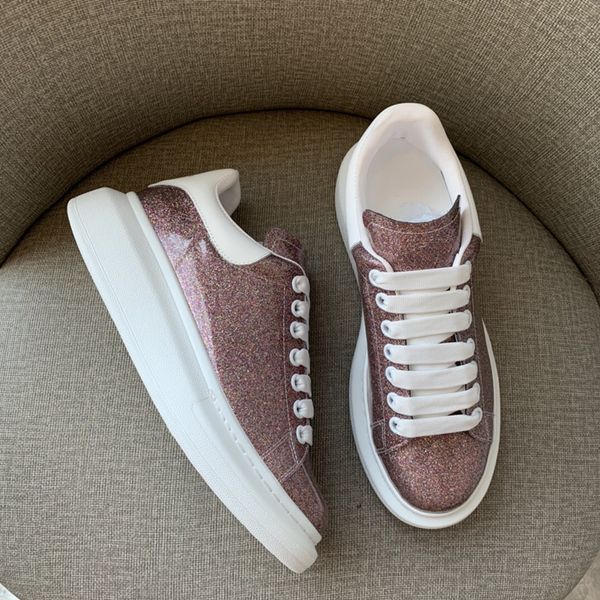 

new luxury classic men ladies casual shoes designer fashion leather flat street couple 0529, Black