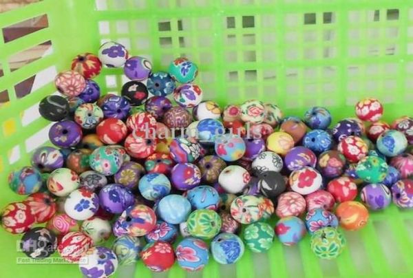

polymer clay beads mixed color 10mm clay jewelry fittings clay loose beads 1000pcs9337805, Black