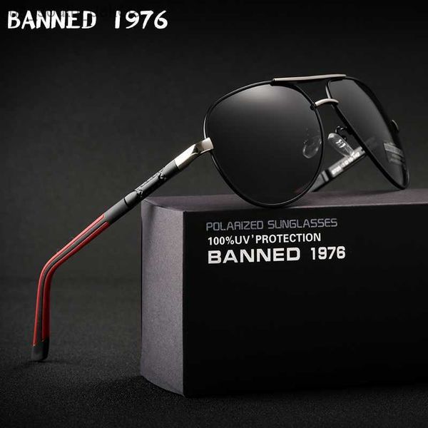 

sunglasses 2021 anti glare polarized aluminum sunglasses men's brand new sun glasses big size oculos women gafas de sol l230523, White;black