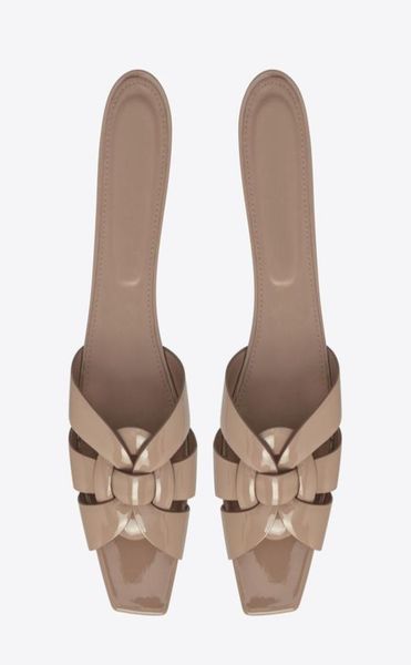 

women tribute sandals woman slippers genuine leather shoes slides with intertwining straps flats7499743, Black