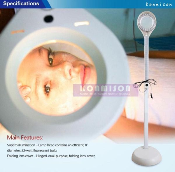 

magnifying lamp for beauty salon clinic use cold led light magnifier7770097