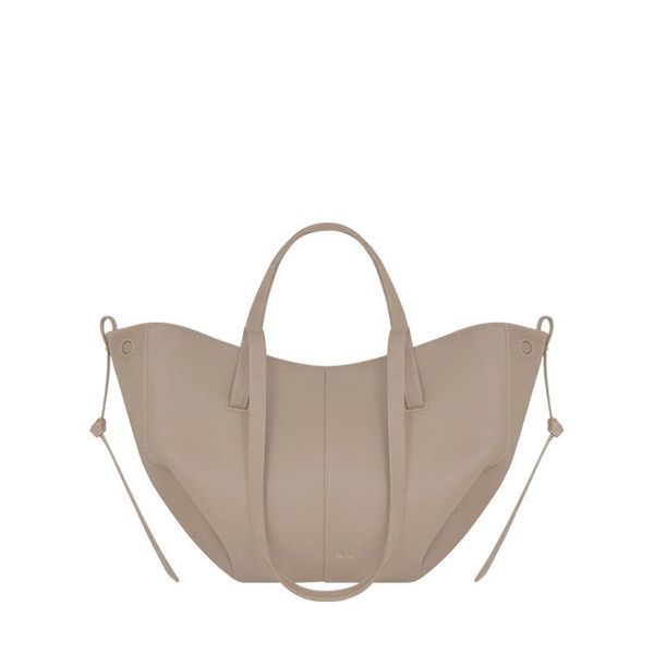 

pole paris pleated tote bag french brand niche design pole flagship store leather women's bag