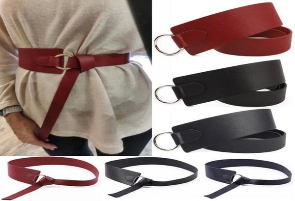 

women wedding dress waistband lady corset bow leisure belts navy blue wide black tie high waistband thin pu leather red belt4977849, Black;brown