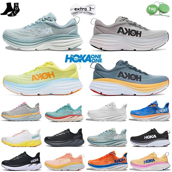 

running shoes hoka bondi 8 hokas outdoor sport shoe womens mens goblin blue triple white black summer soog carbon x 2 on cloud sneakers desi