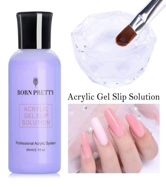 

born pretty 60ml nail slip solution gel polish quick building uv gel poly extension acrylic lacquer nail art tool manicure9251961, Red;pink