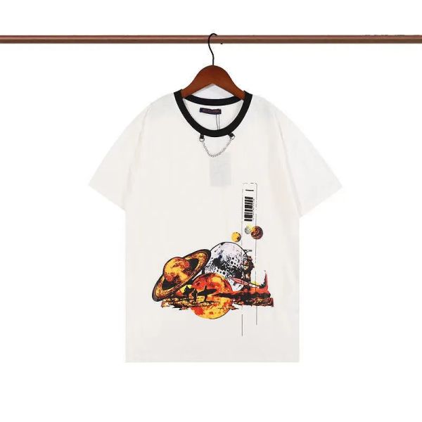 

men's t-shirts women's t-shirts designer short sleeves luxury clothes summer leisure breathable printed coats high-quality clothin, White;black