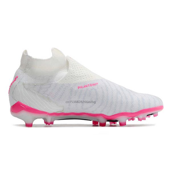 

men soccer shoes non-slip cleats fg training phantom elite football boots high ankle chuteiras crampon