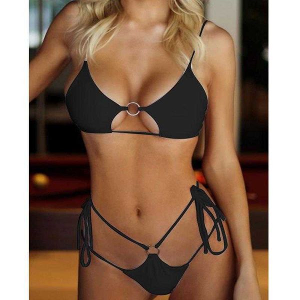 

swimwear new swimwear bikini split bikini women's style, White;black
