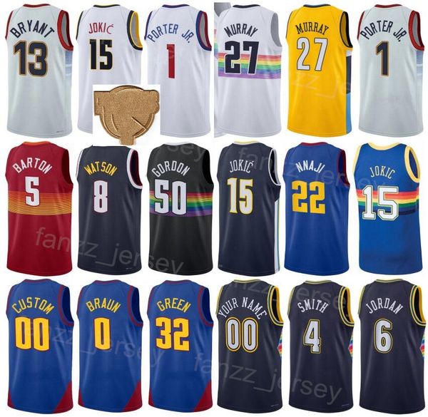 

print basketball 2023 finals christian braun jersey 0 zeke nnaji 22 ish smith 4 peyton watson 8 vlatko cancar 31 reggie jackson 7 jeff green, Black;red