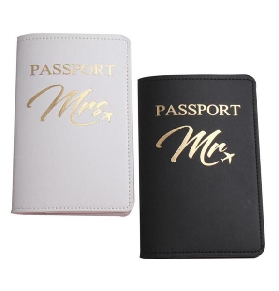 

card holders bride groom married wedding honeymoon leather passport case holder travel id protector for women girls3469788, Brown;gray