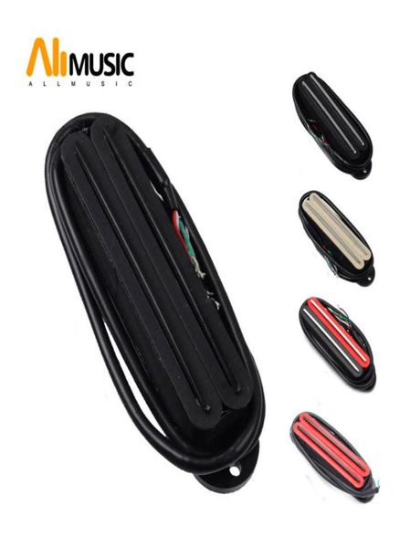 

twin blade dual rail humbucker double coil pickup for fd st electric guitar replacement4891143