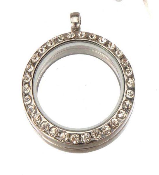 

charms lockets pendants necklaces crystal metal glass momory magnet living original owl floating white k slide new diy fashion 35x6335295, Silver