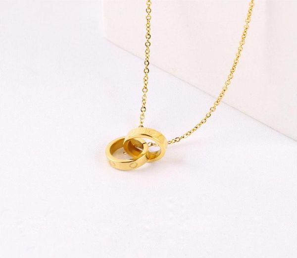 

necklace stainless steel fashion necklace men and women valentine039s day gift2095953, Silver