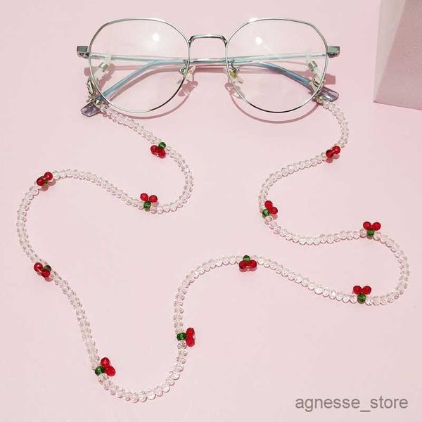 

eyeglasses chains cherry beads mask chain sunglasses masking chains eyeglasses chain for women retro metal sunglasses lanyards eyewear cord