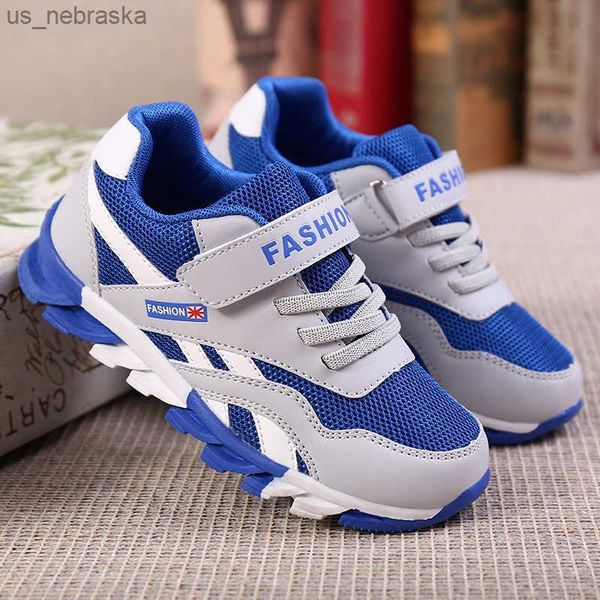 

athletic outdoor 2023 springautumn children shoes boys sports shoes fashion brand casual kids sneaker outdoor training breathable running sh, Black