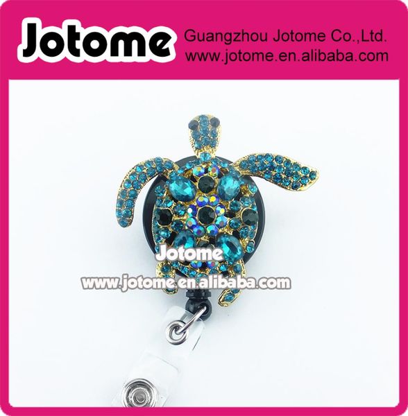 

green sea turtle bling retractable id badge holder reelnurse badge retractable id badge holder name tag1078140, Gray