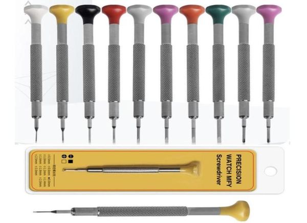 

repair tools kits 1pc 0620mm stainless steel metal screwdrivers professional flat cross screwdriver kit watchmakers watch2438668