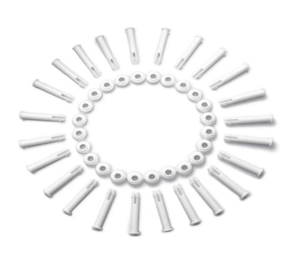 

24 pcs plastic pool joint pins 24 pcs rubber seals for intex above ground round frame pool parts 2827028273216in4452696