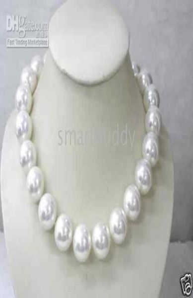 

noblest 16mm south sea shell white pearls necklace 1803903905472570, Silver