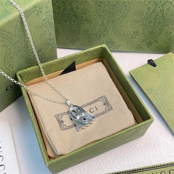 

designer jewelry bracelet necklace ring elf pendant 925 face ghost men's women's same personalized couple, Silver