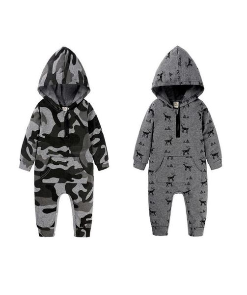 

baby clothing newborn boys camouflage hoodies jumpsuit one piece camo deer romper infant baby romper long sleeves outfit 2104135452729, Blue