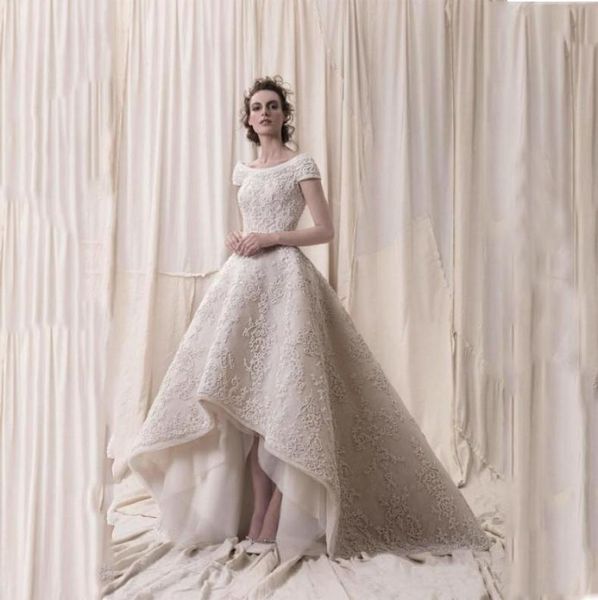 

grace vintage capped white lace prom dresses hilo tiered applique evening gown sheer backless sweep train custom made bridal7911954, Black