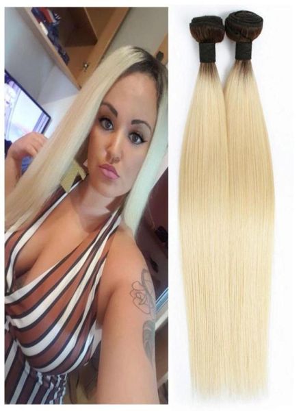 

peruvian indian brazilian remy human hair ombre color 3pcs 1b613 straight raw inaian hair bundles extensions 66196111630981, Black
