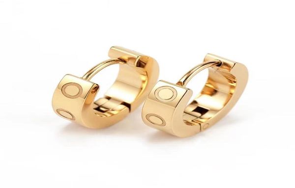 

women039s earrings designer studs stainless steel low allergy earrings classic fashion jewelry gift8228334, Golden;silver