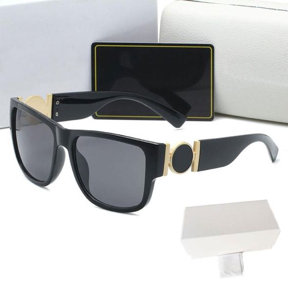 

womans sunglasses luxury designer mens sun glasses 4369 uv protection men eyeglass gradient metal hinge fashion style1144445, White;black