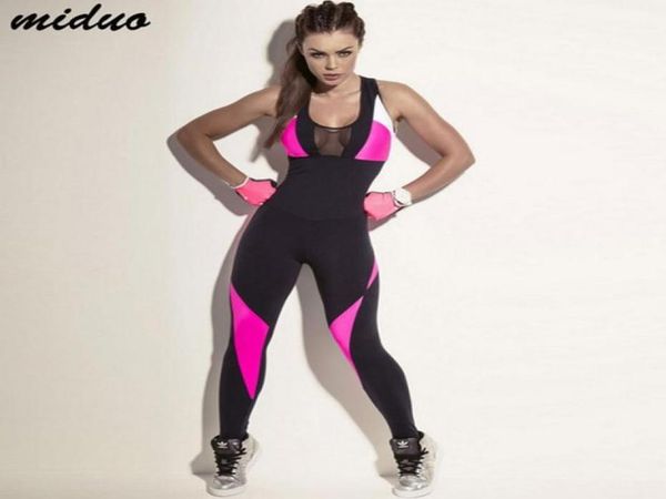 

women fitness yoga set gym sports running jumpsuits jogging dance tracksuit breathable quick dry sportswear clothes suit6454348, White;red