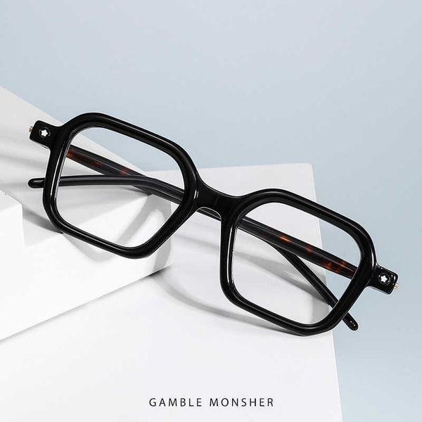 

Designer Kuboraum cool Super high quality luxury glasses fashionable handmade color matching catapult legs P9 and trendy in the same style