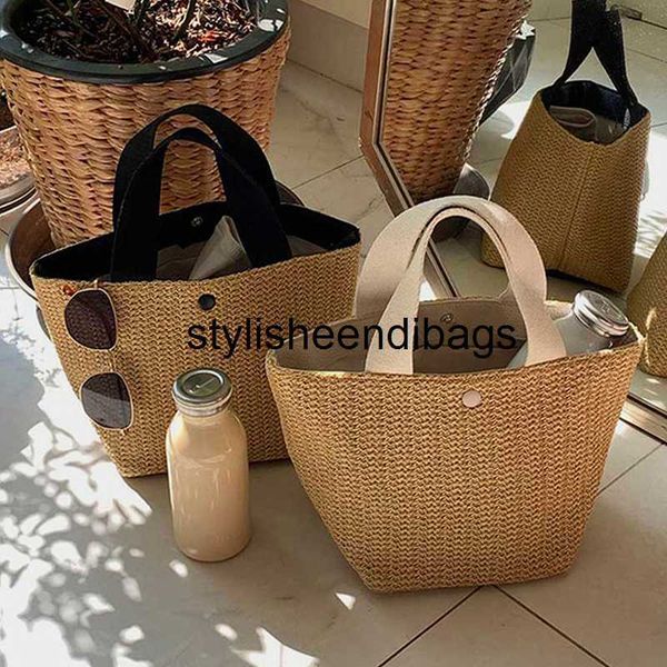 

stylisheendibags totes elegant ladies straw woven handbag women holiday beach casual tote handle bags fashion retro shoulder bags 2022