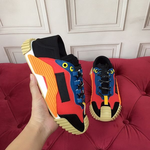

2023 designer sneaker casual shoes calfskin leather white letter overlays platform all-match 0529, Black