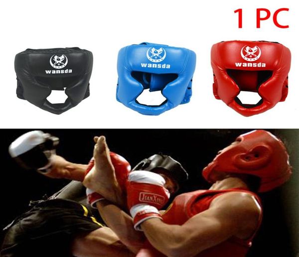 

boxing head guard practical fitness equipment martial art boxing helmet head guard taekwondo faux leather9053579