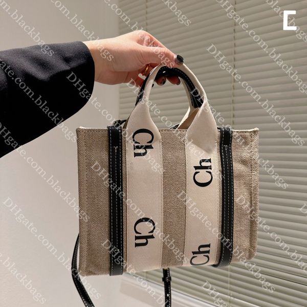 

canvas tote bag designer women crossbody bag classic letter handbag square large capacity totes luxury womens shopping bags