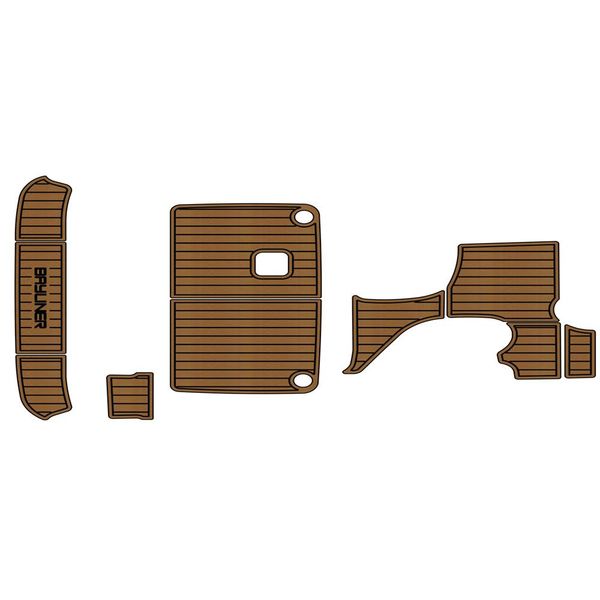 

2002 bayliner 2455 swim platform cockpit boat eva foam teak deck floor pad mat
