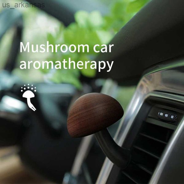 

car air freshener creative car air freshener natural solid wood mushroom shape car perfume auto interior accessories perfume diffuse ornamen