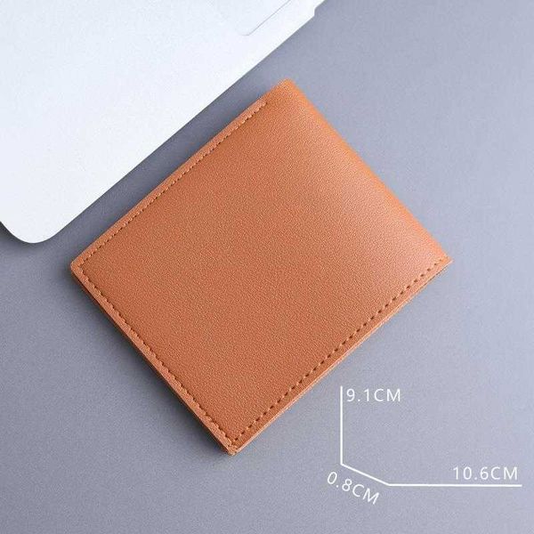 

straight hair mens short wallet thin simple card holder wholesale, Red;black