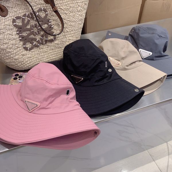 

luxury brand design summer outdoor sun hat ladies hat, Blue;gray