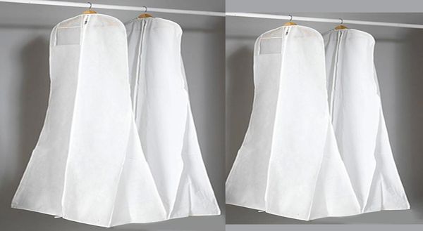 

thick nonwoven white dust bag for wedding dress prom evening gown bags 1807025 cm garment cover travel storage dust covers2603741